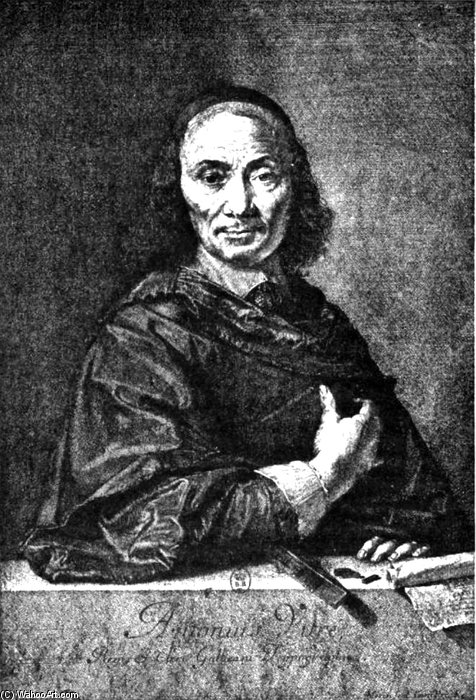 Portrait Of Antoine Vitré — Robert Nanteuil