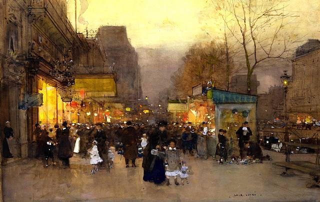 The Barracks Of The New Year, Paris, Porte Saint Martin — Dit Luigi Loir Aloys François Joseph Loir