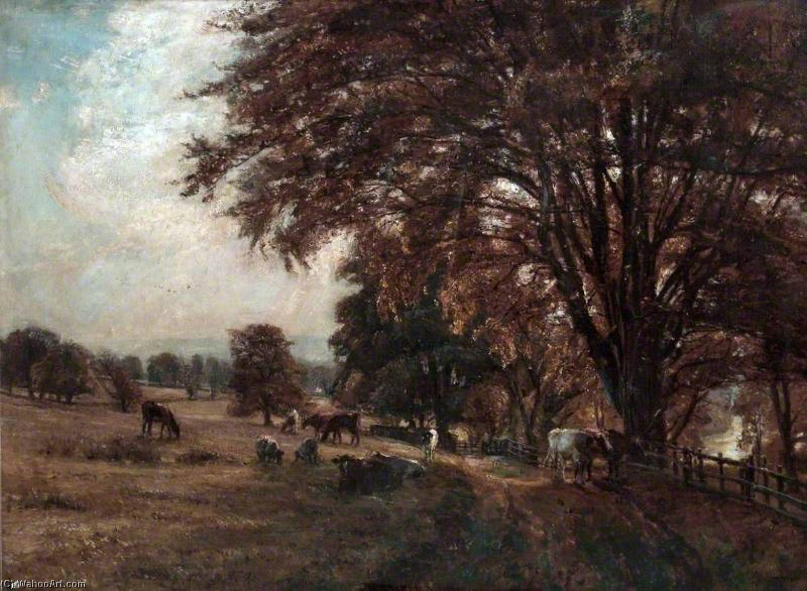 Evening In Wharfdale, Yorkshire — Herbert F Royle