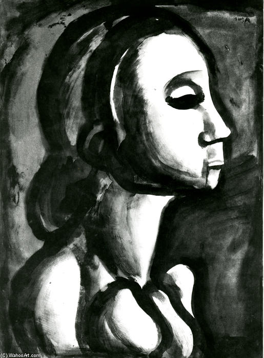 Dame Du Haut-quartier Takes Her Reserved Place In Heaven — Georges Rouault
