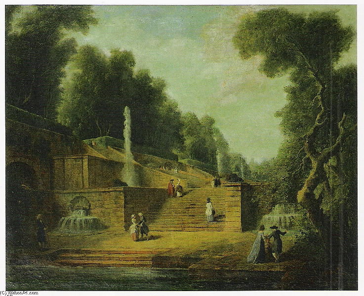 Walkers In The Park — Claude Louis Châtelet