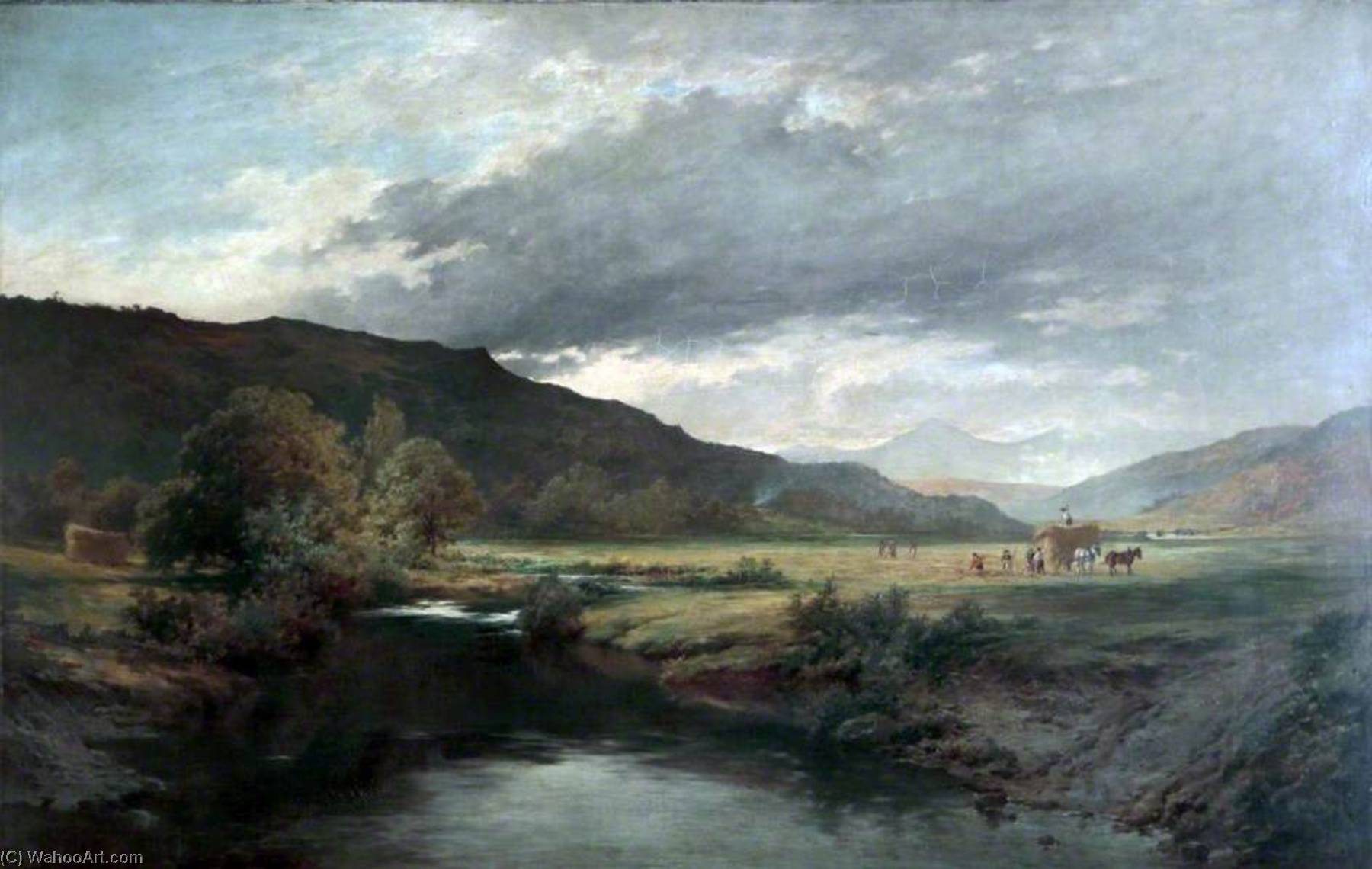 Sunshine And Cloud, View Near Capel Curig — John Finnie