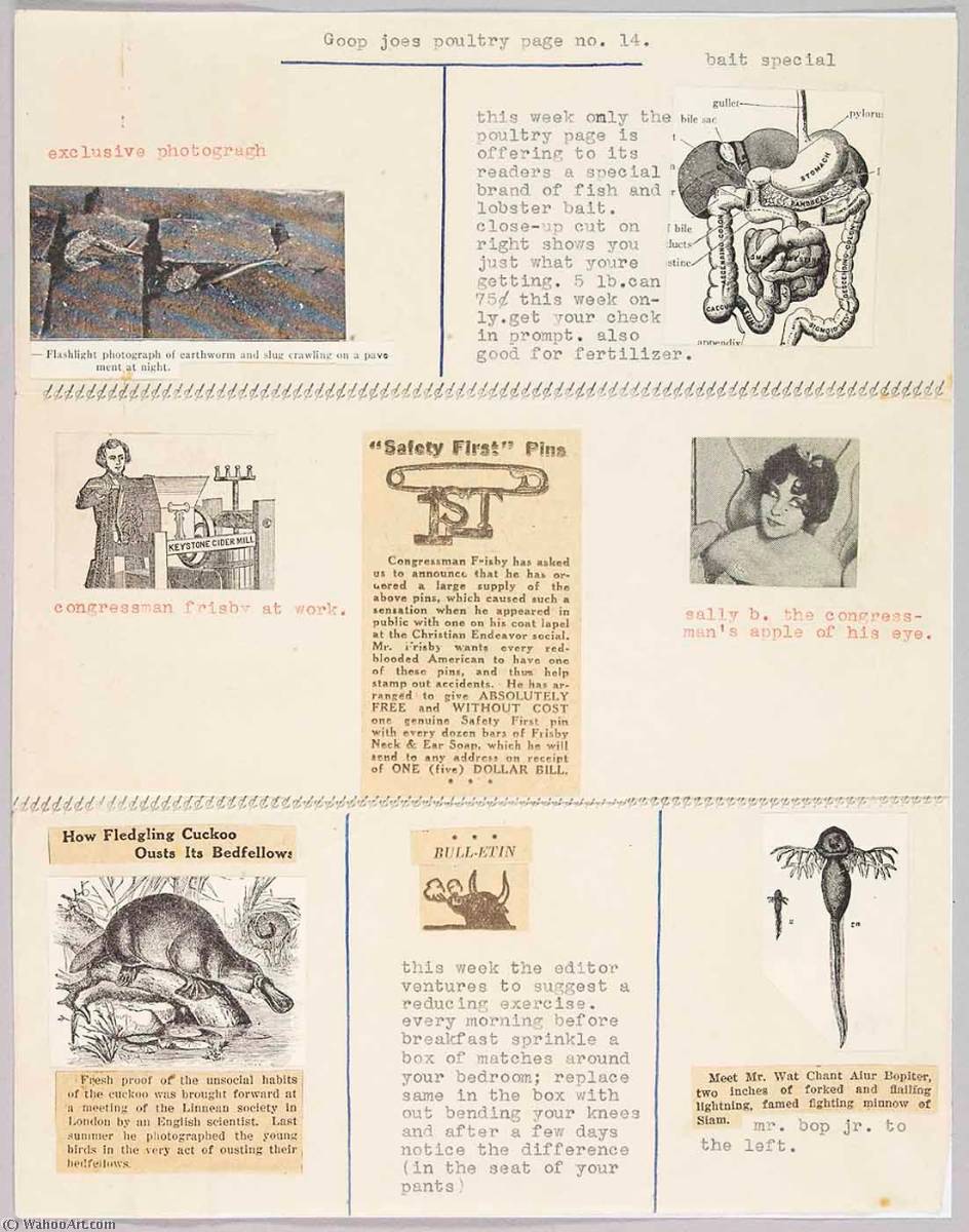 Goop Joe's Poultry Page No. 14. Bait Special — Joseph Cornell