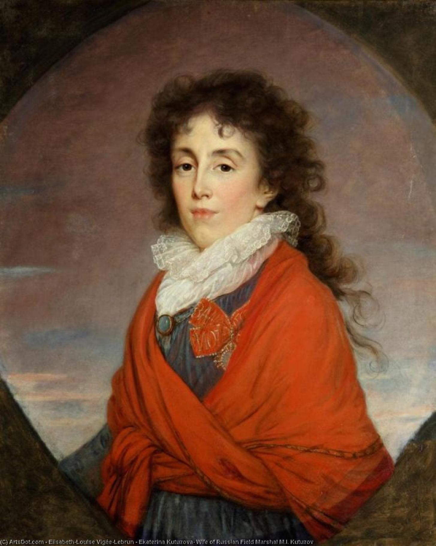 Ekaterina Kutuzova, Wife Of Russian Field Marshal M.i. Kutuzov — Luisa Isabel Vigée Le Brun