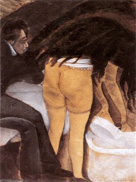 Woman Washing Her Hair — Boris Dmitrievich Grigoriev