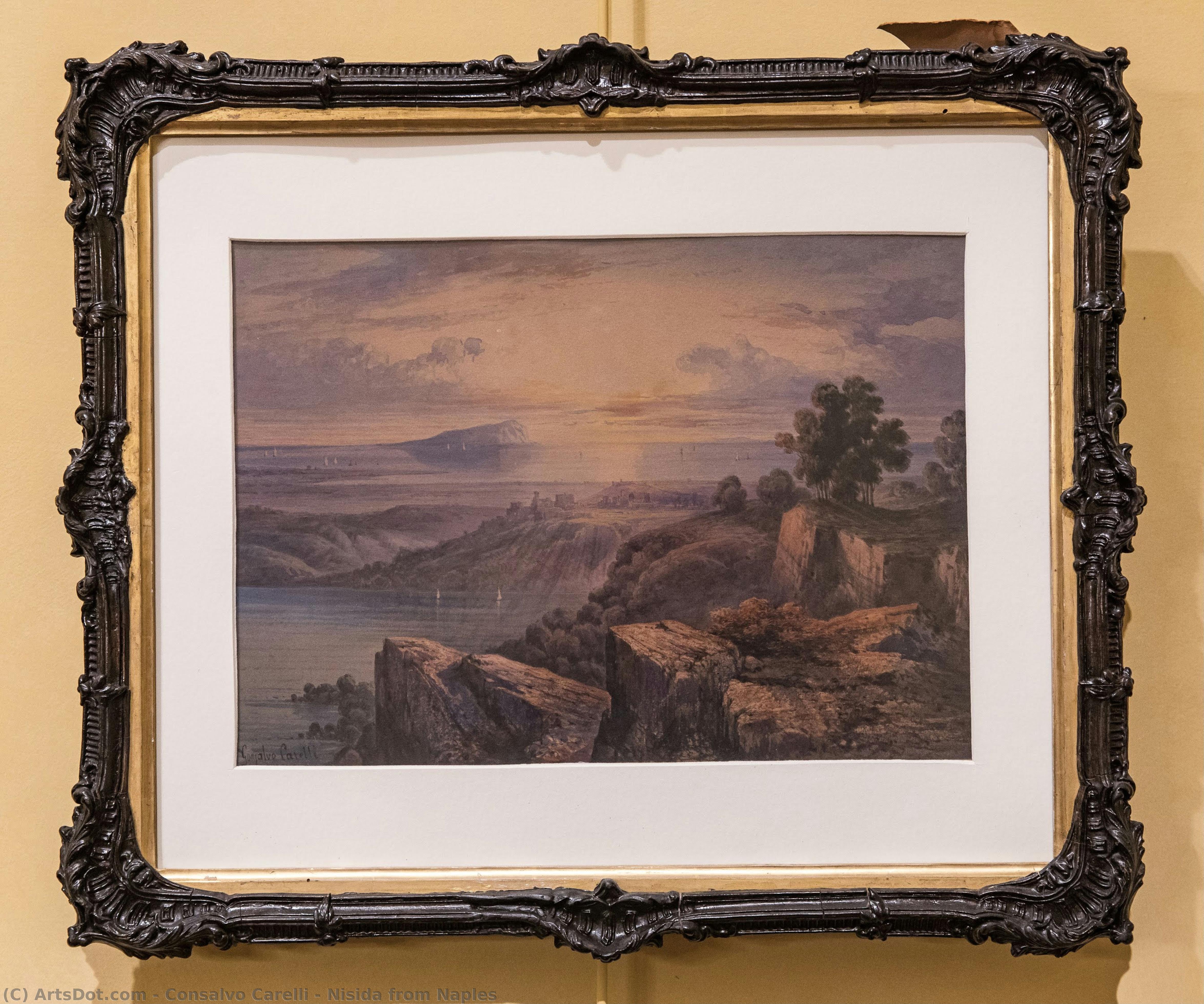Nisida From Naples — Consalvo Carelli