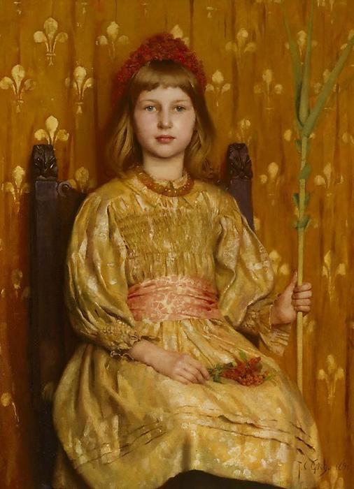 My Crown And Sceptre — Thomas Cooper Gotch