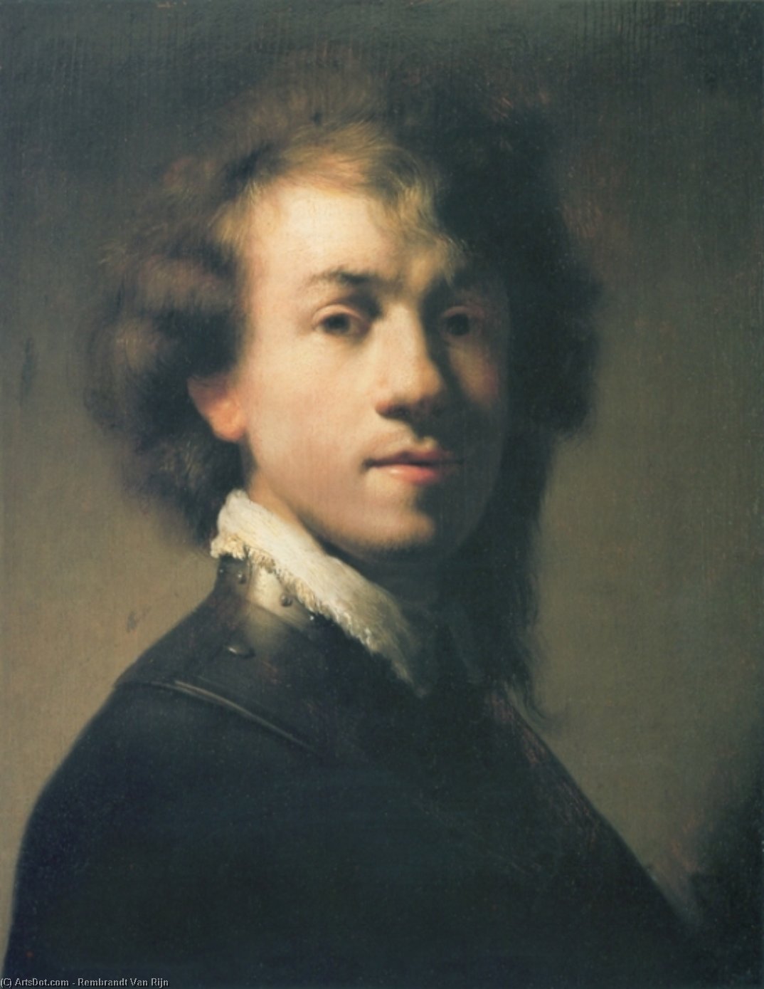 Retrato De Rembrandt Con Gorget — Rembrandt Van Rijn