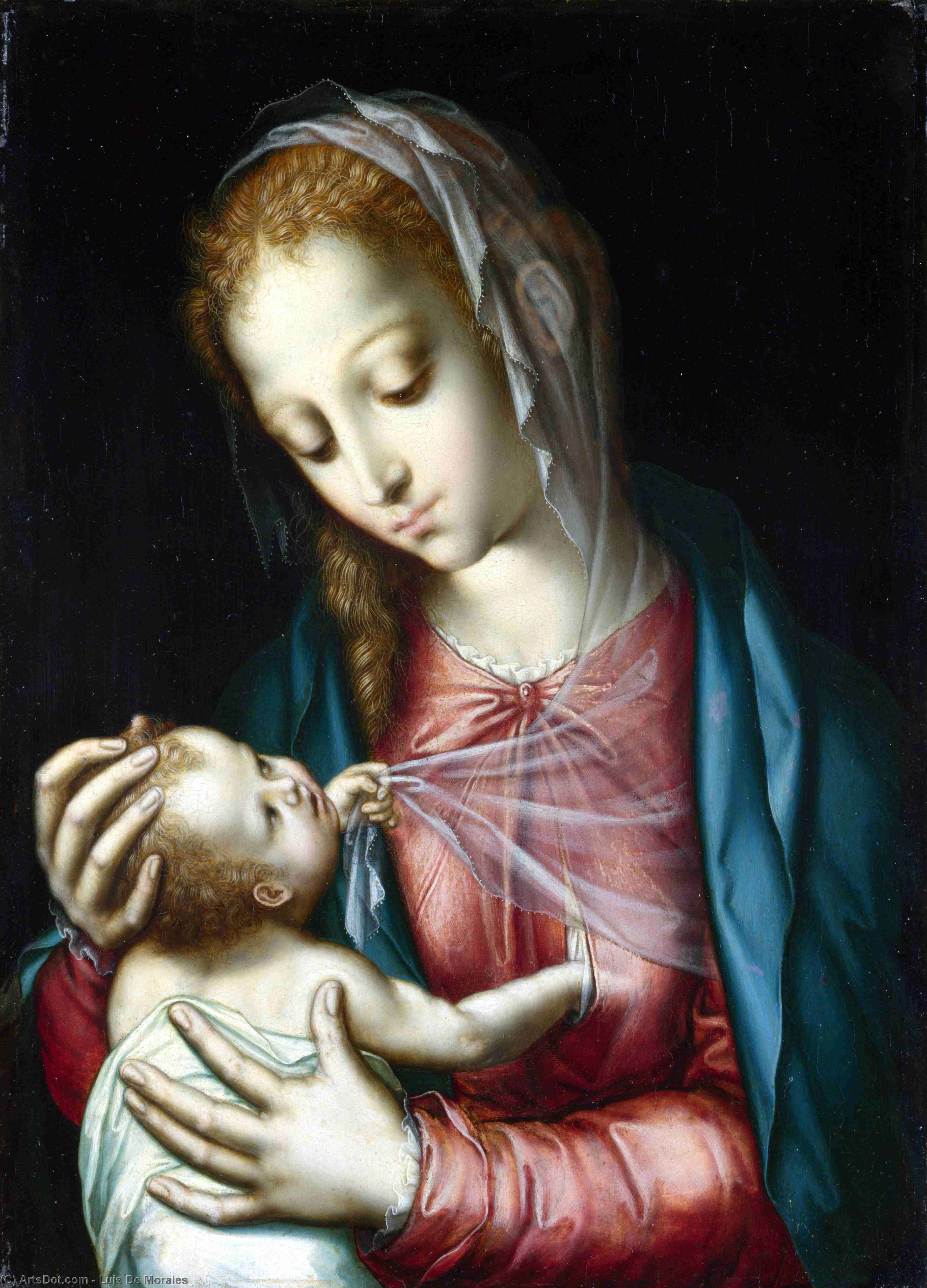 The Virgin And Child — Luis De Morales