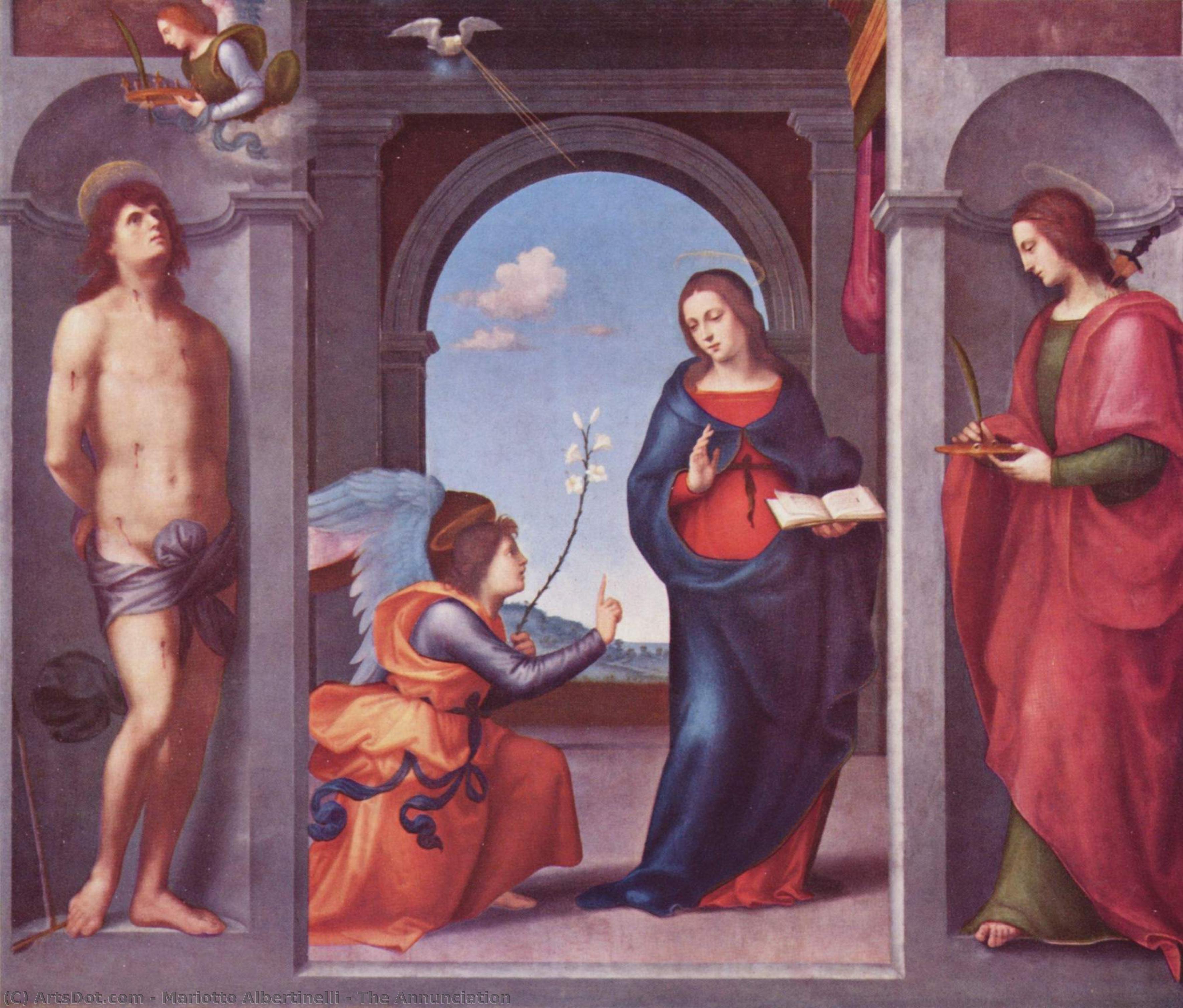 The Annunciation — Mariotto Albertinelli