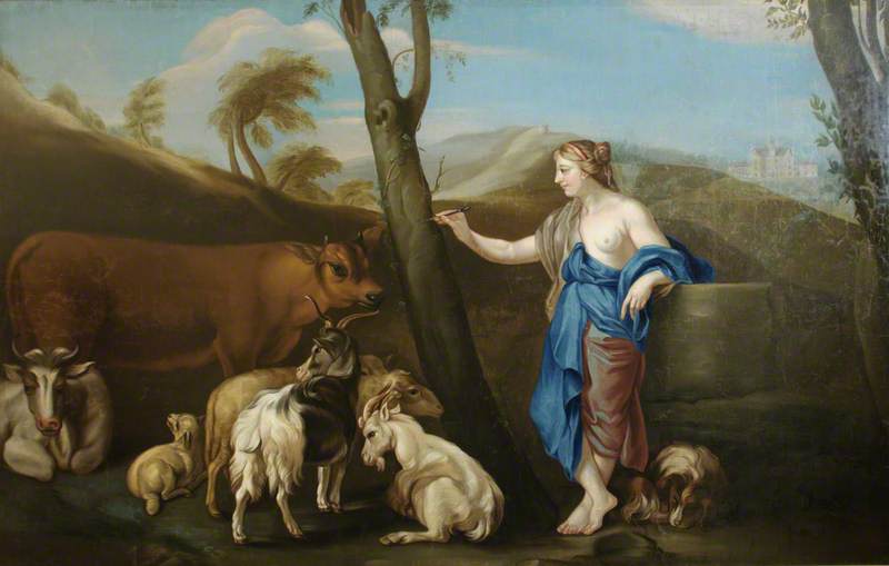 Erminia After Imperiali With A View Of Culter House In The Background — William Mosman