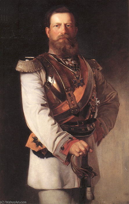 Friedrich Iii As Crown Prince Of Prussia — Baron Heinrich Von Angeli