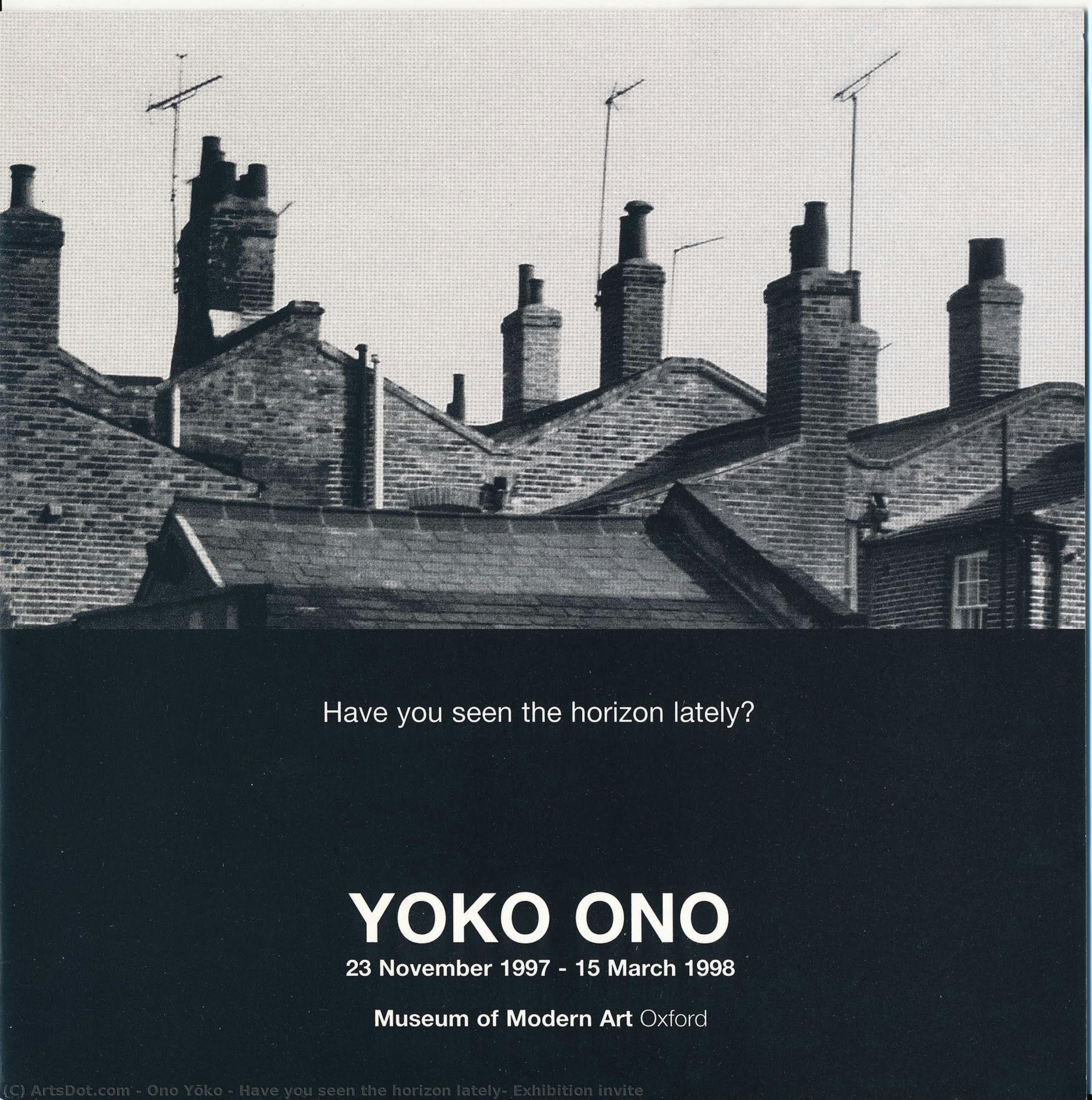 Have You Seen The Horizon Lately? Exhibition Invite — Joko Ono