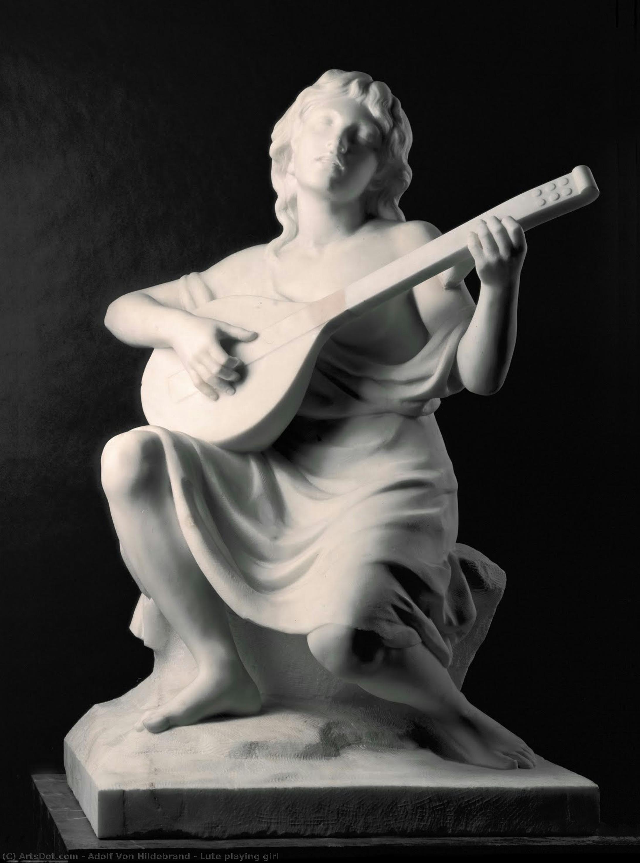 Lute Playing Girl — Adolf Von Hildebrand