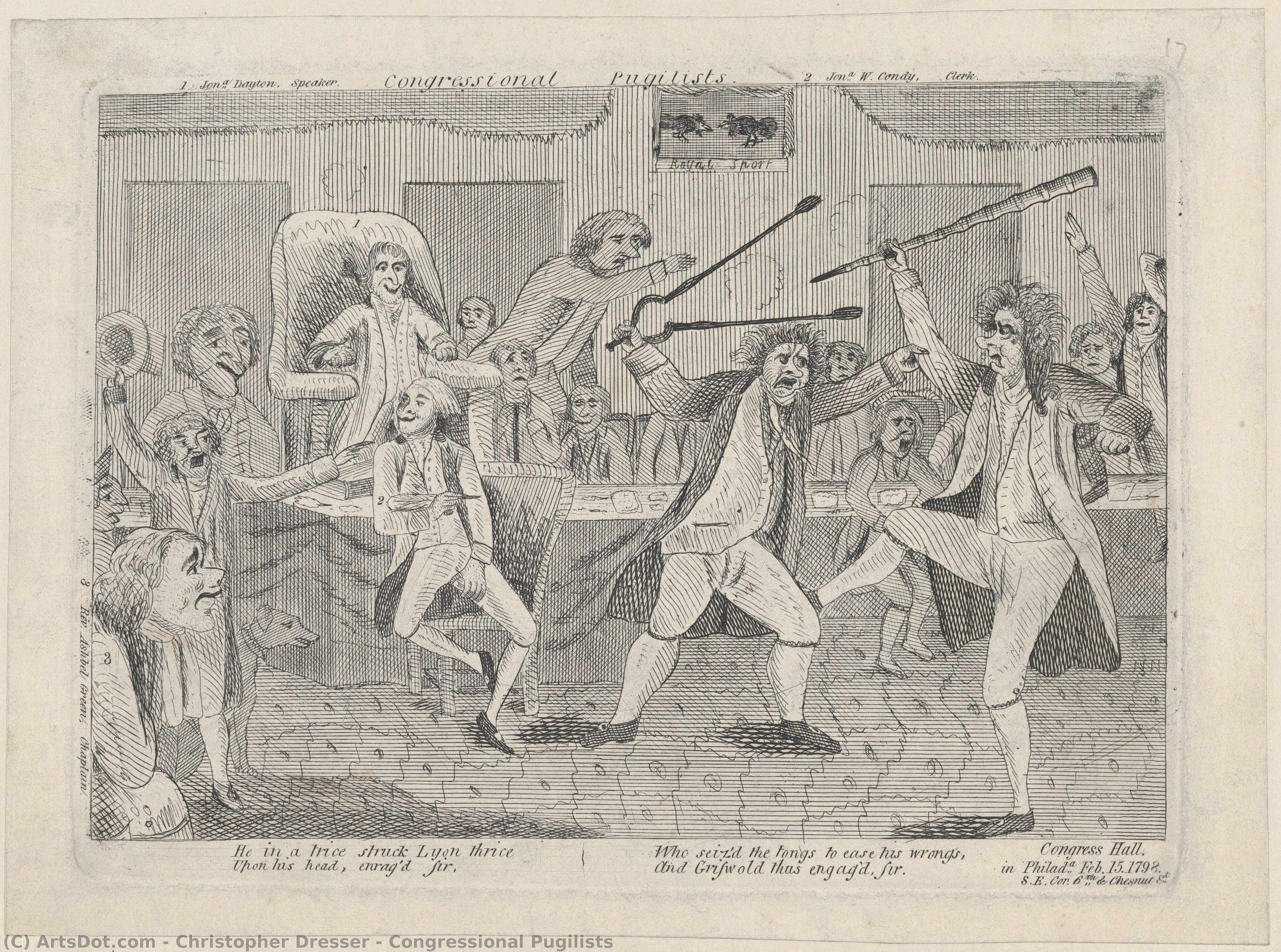Congressional Pugilists — Christopher Dresser