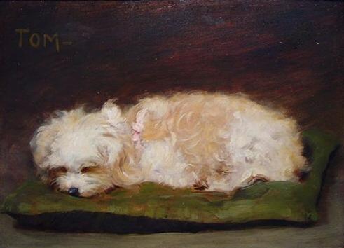 Tom - To My Mother- This Portrait Of My Companion, Charles — Charles Sprague Pearce