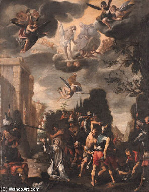 The Martyrdom Of Saint Stephen — Giovanni Battista Carlone