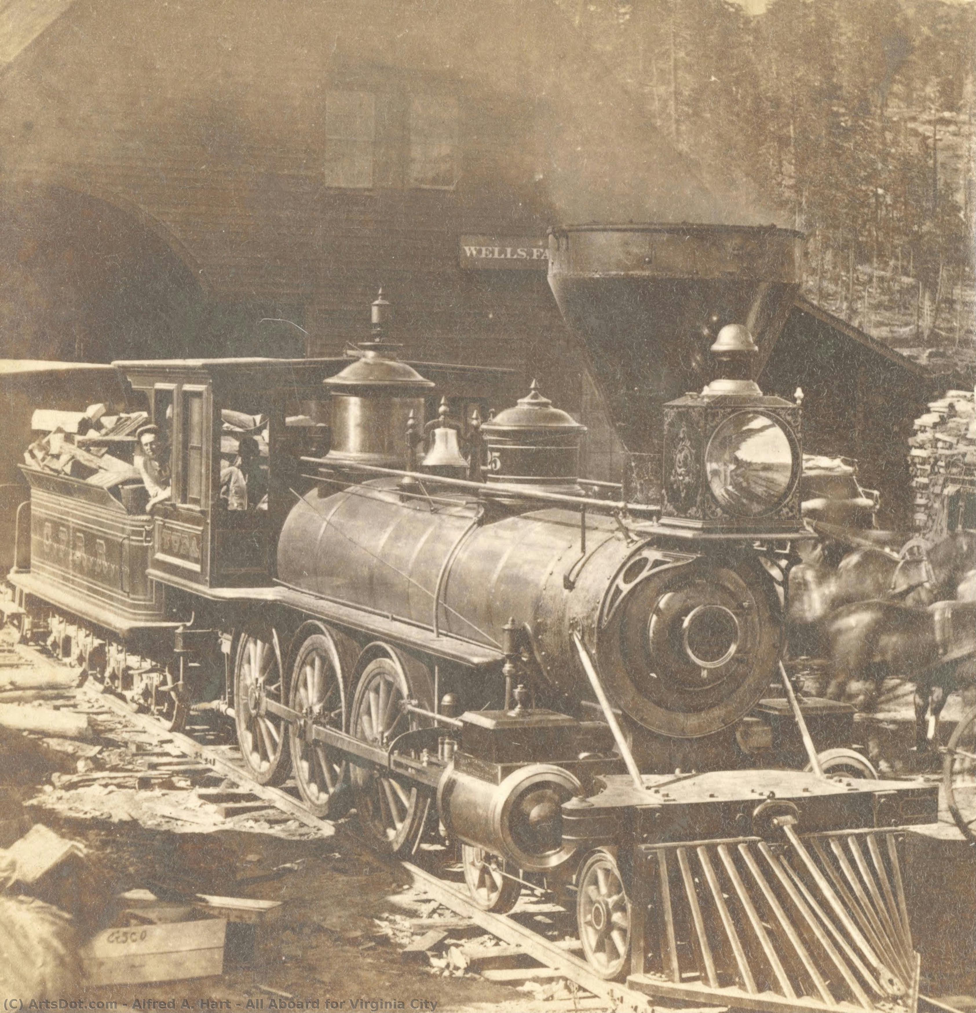 All Aboard For Virginia City — Alfred A. Hart