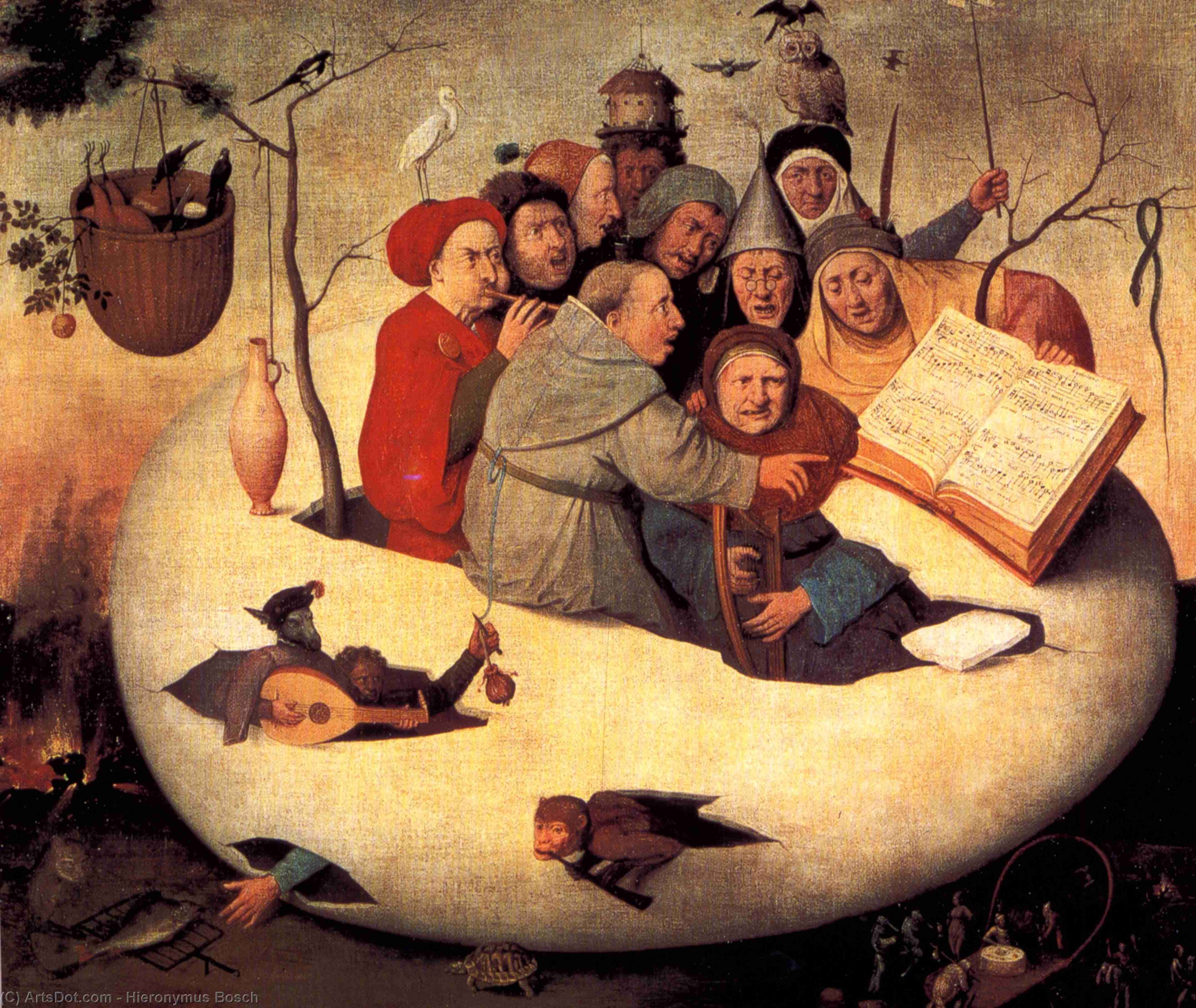 The Concert In The Egg — Hieronymus Bosch