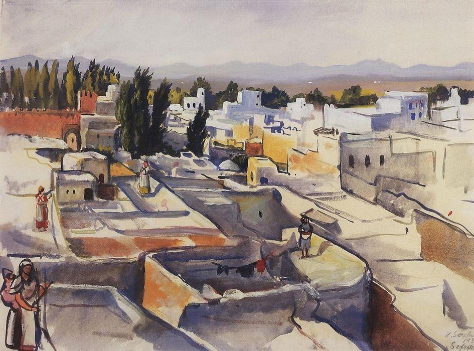 Morocco. Sefrou. The Roofs Of The City — Zinaida Serebriakova