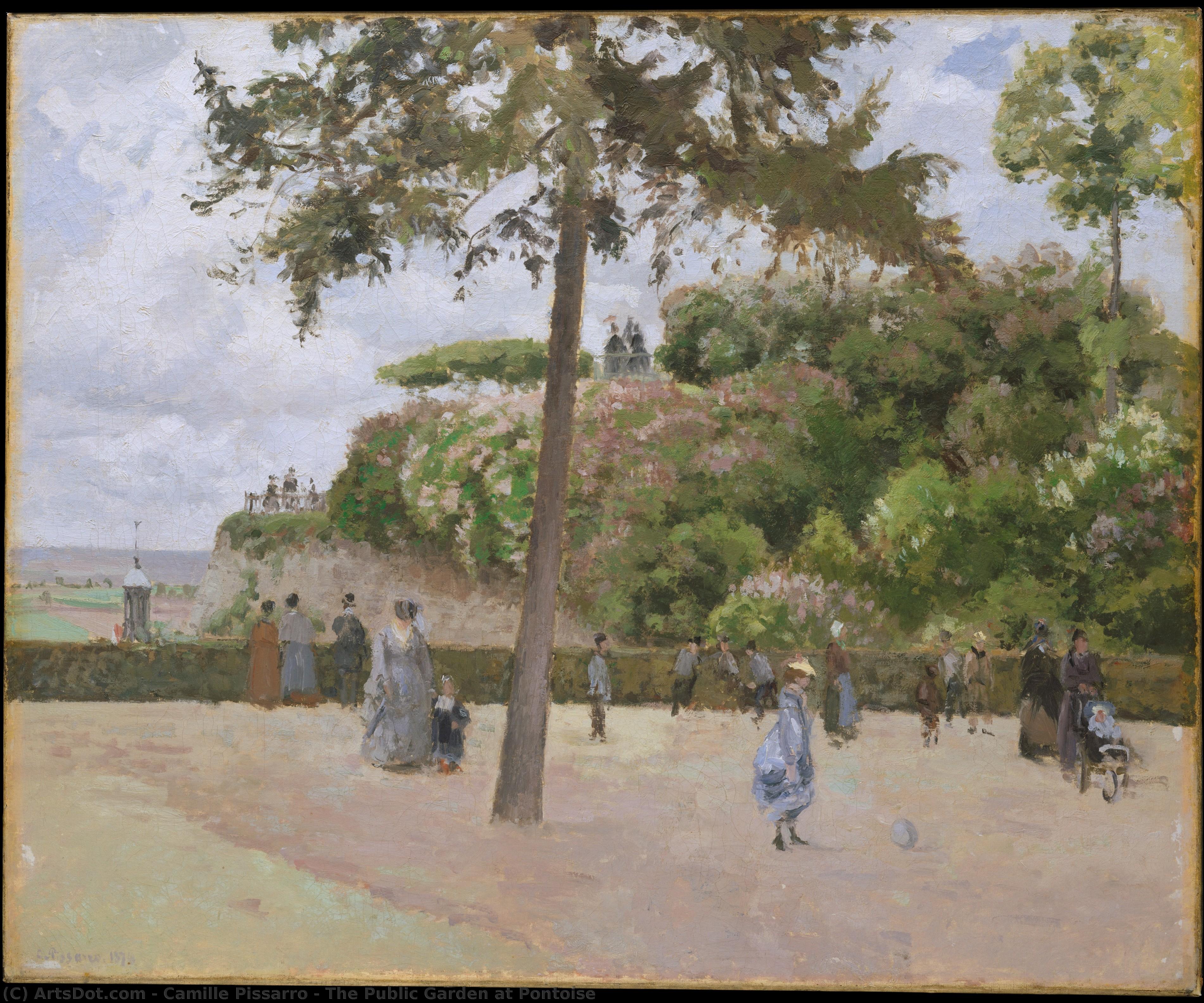 Der Öffentliche Garten In Pontoise — Camille Pissarro