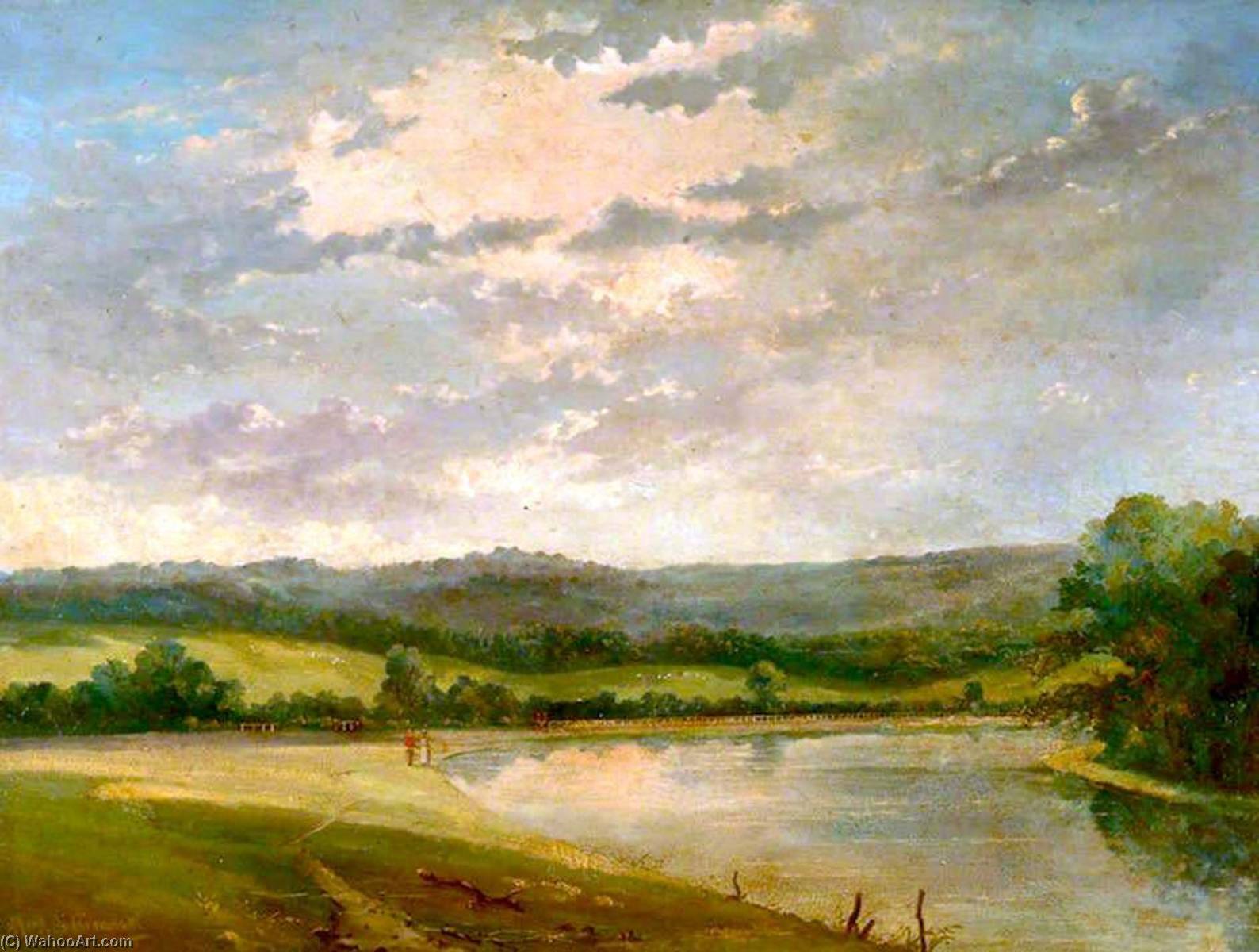 Milson's Point On The Thames Near Runnymede, Surrey — Alfred De Breanski Senior