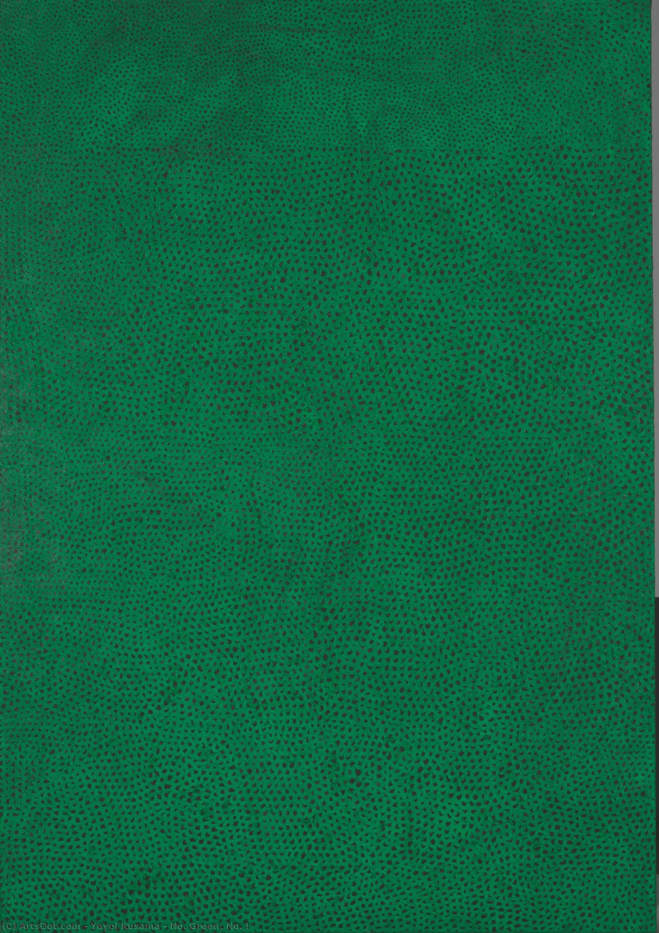 No. Green. No. I — Yayoi Kusama