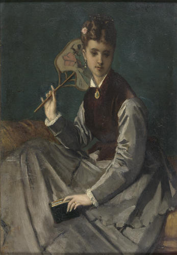 La Dame À L'éventail — Альфред Стивенс