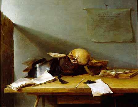 Still-life With Books And Skull — Jan Davidszoon De Heem Or Johannes De Heem Or Johannes Van Antwerpen Or Jan Davidsz De Hem