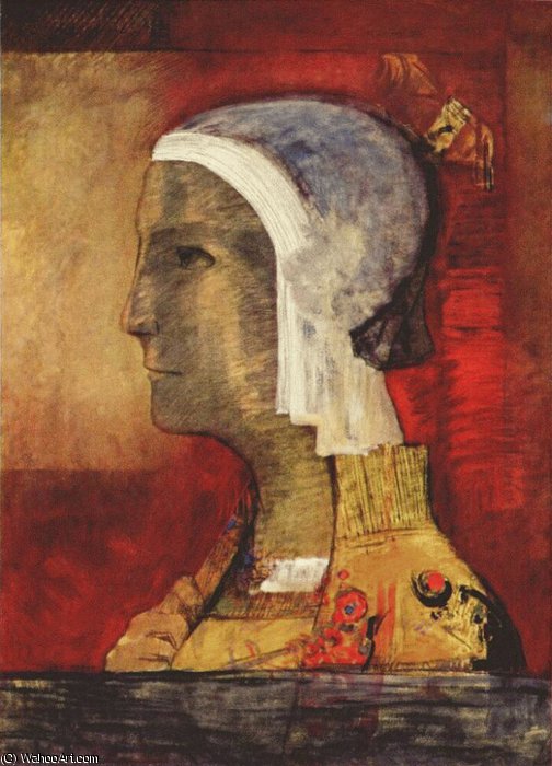 Symbolic Head — Odilon Redon
