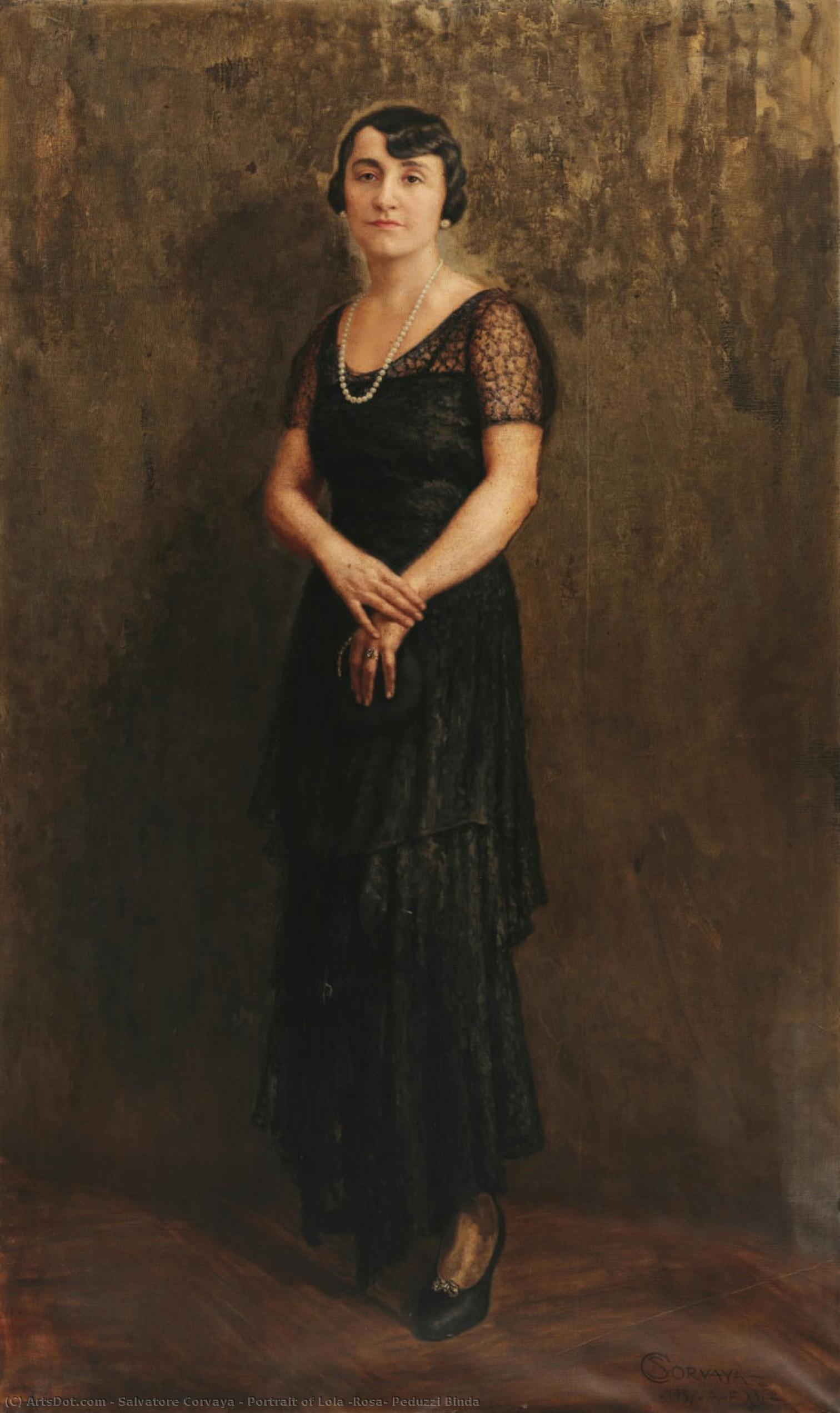 Portrait Of Lola (rosa) Peduzzi Binda — Salvatore Corvaya