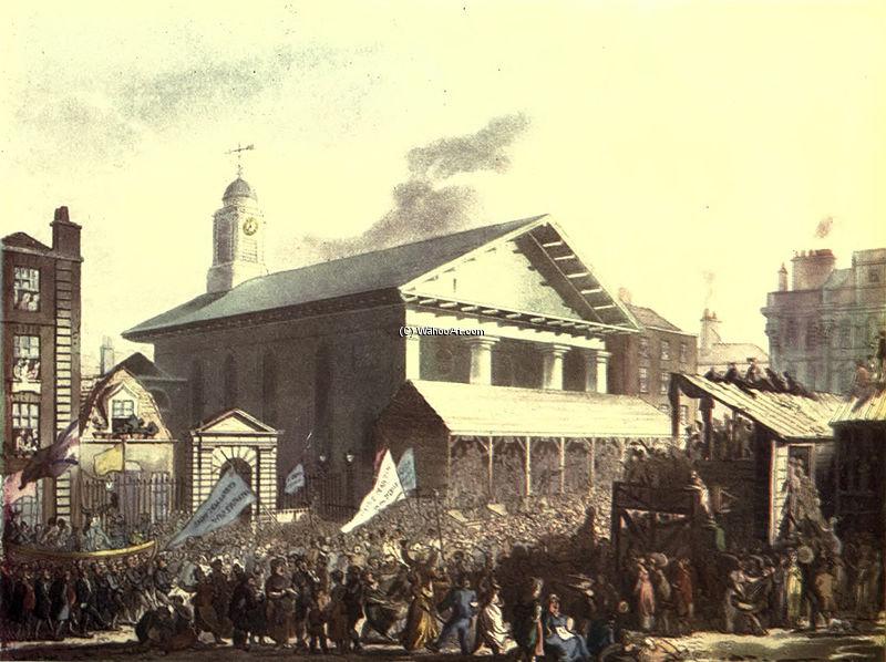 Covent Garden Market, Westminster Election — William Henry Pyne