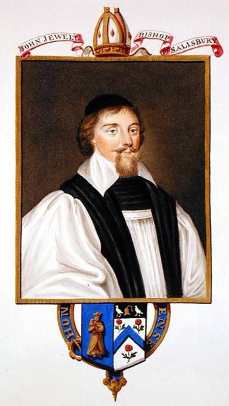 Portrait Of John Jewel Bishop Of Salisbury From 'memoirs Of The Court Of Queen Elizabeth — Sarah Countess Of Essex