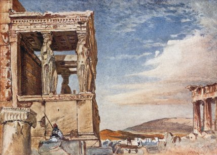 The Caryatid Portico Of The Erechtheum — John Fulleylove