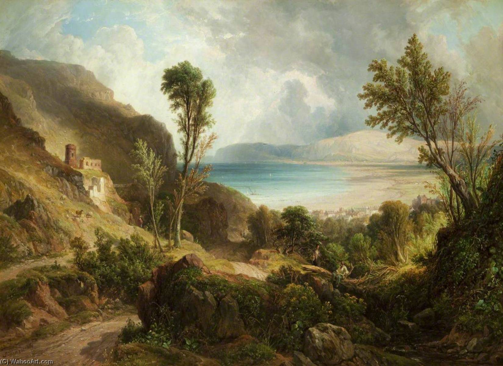 View Of Old Llandudno — John F Tennant