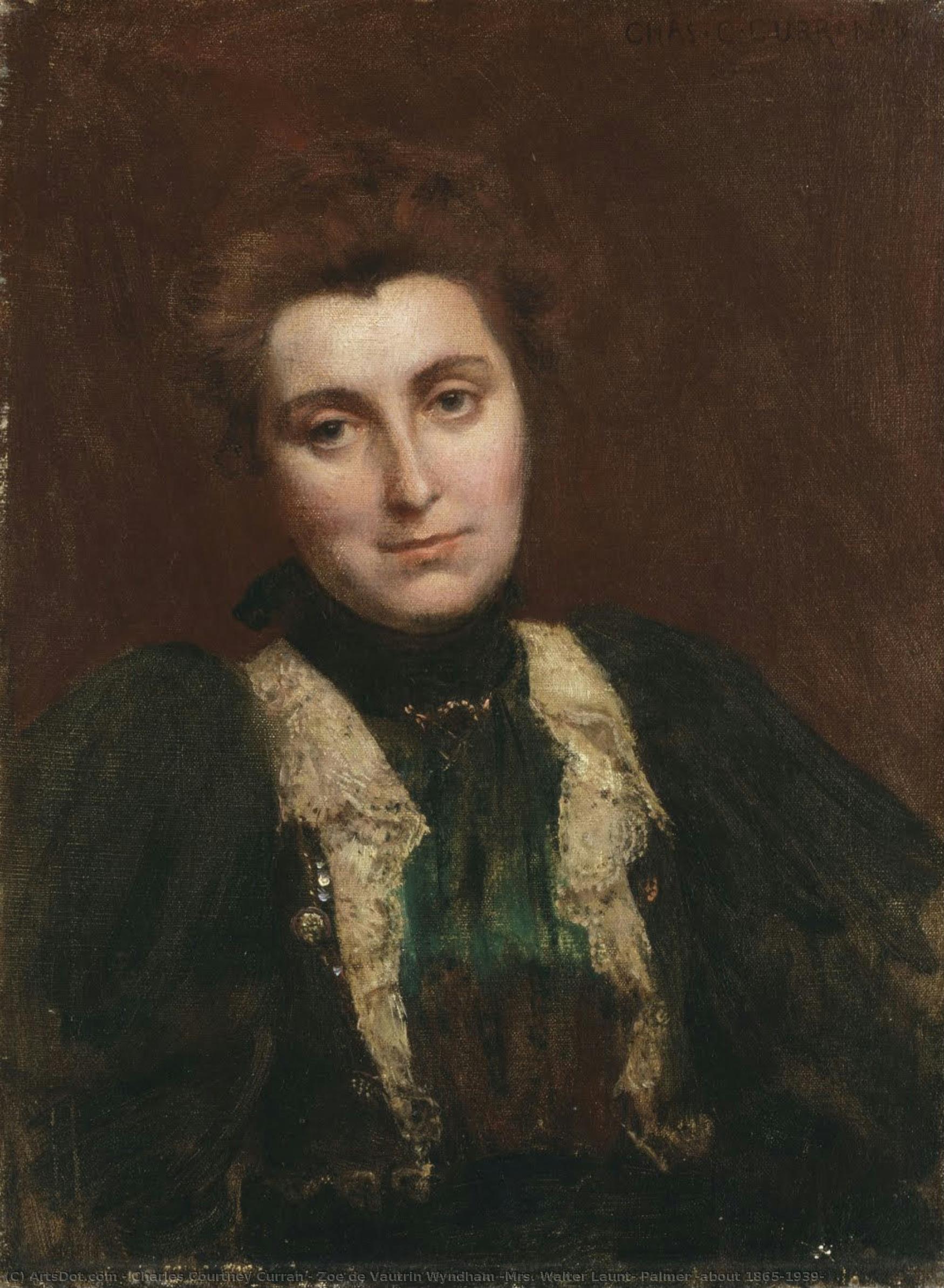 Zoe De Vautrin Wyndham (mrs. Walter Launt) Palmer (about 1865-1939) — Čarls Kortni Karan