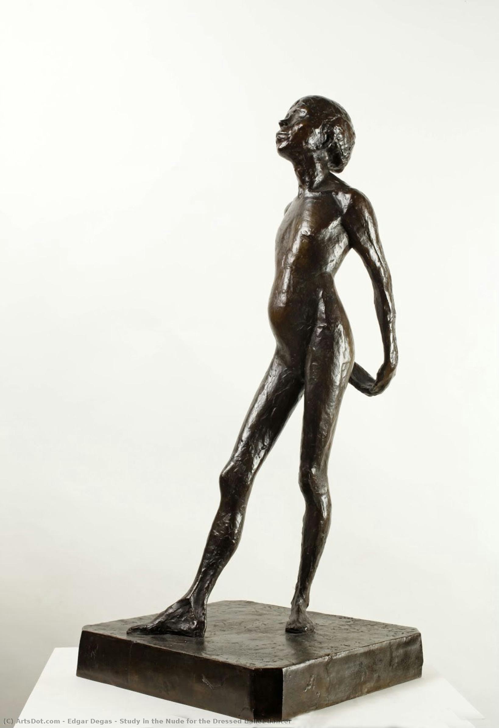 Study In The Nude For The Dressed Ballet Dancer — Edgar Degas