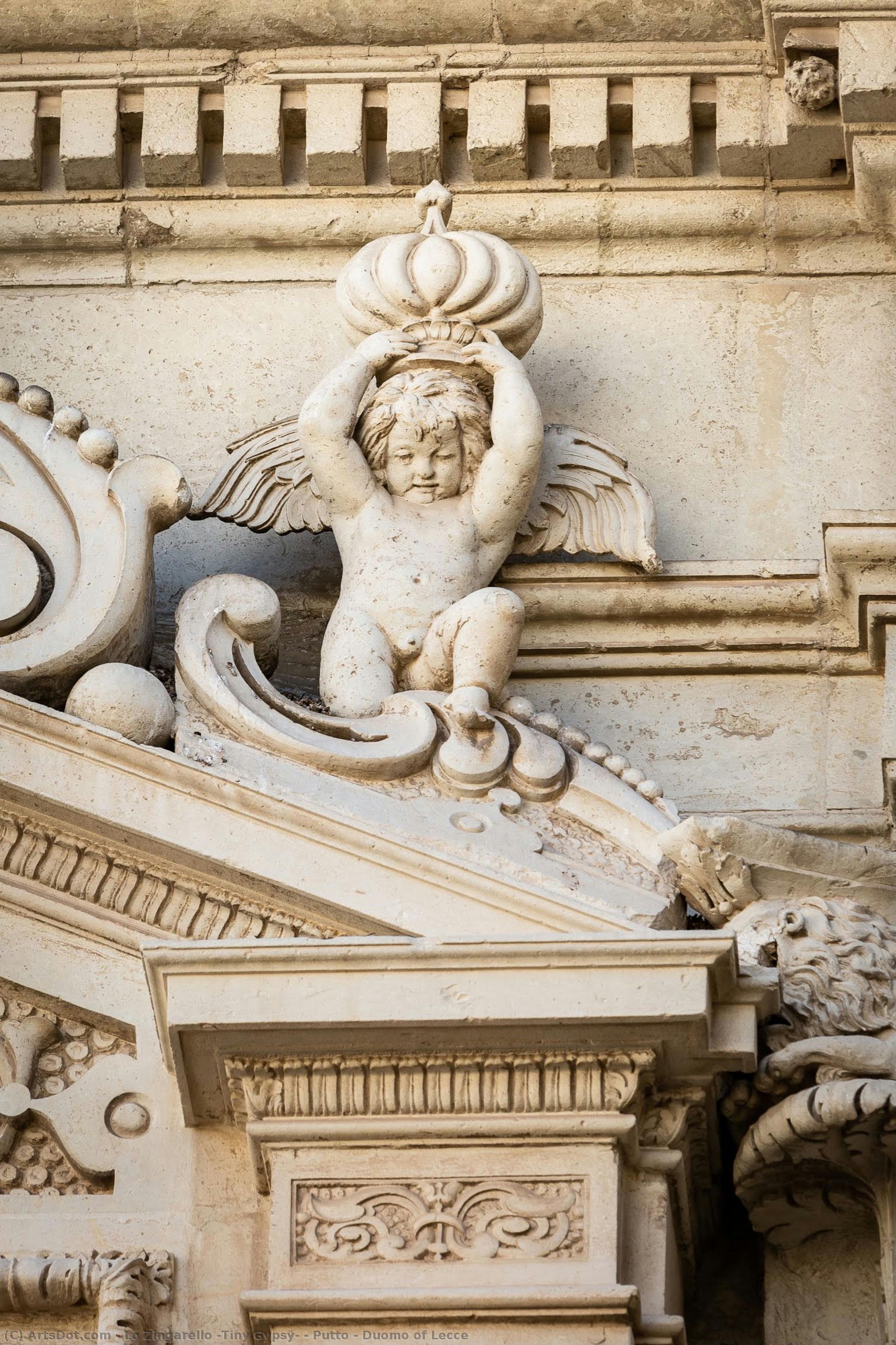 Putto - Duomo Of Lecce — Lo Zingarello (tiny Gypsy)