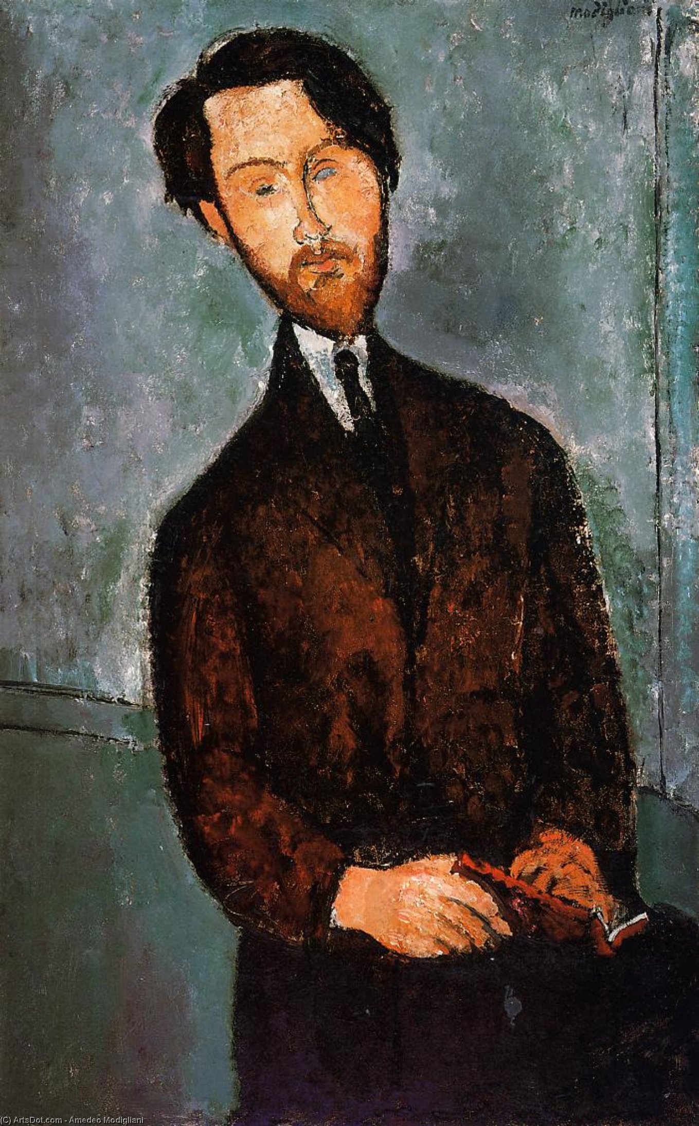 Retrato De Leopold Zborowski — Amedeo Modigliani