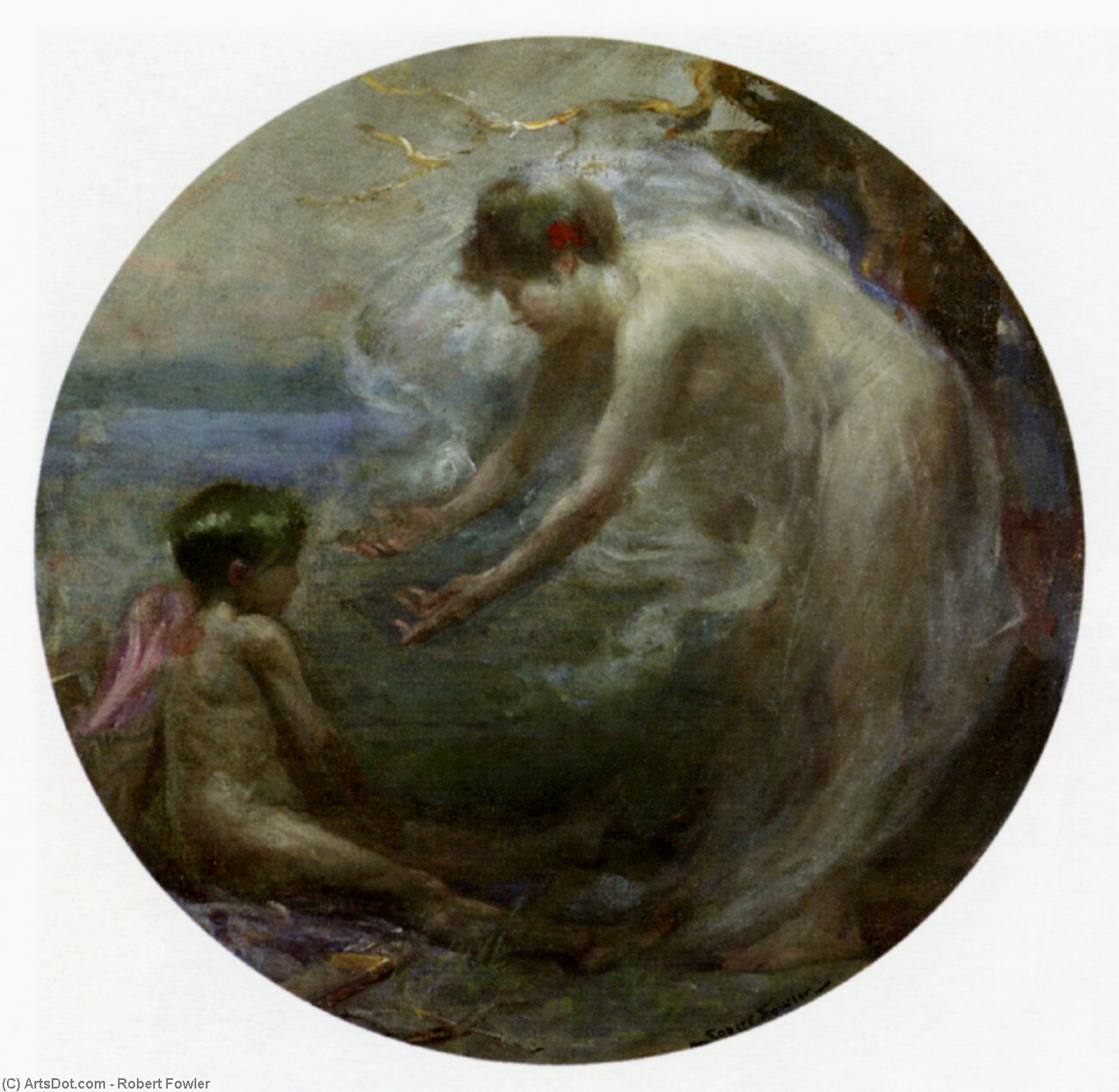 Venus And Cupid — Robert Fowler