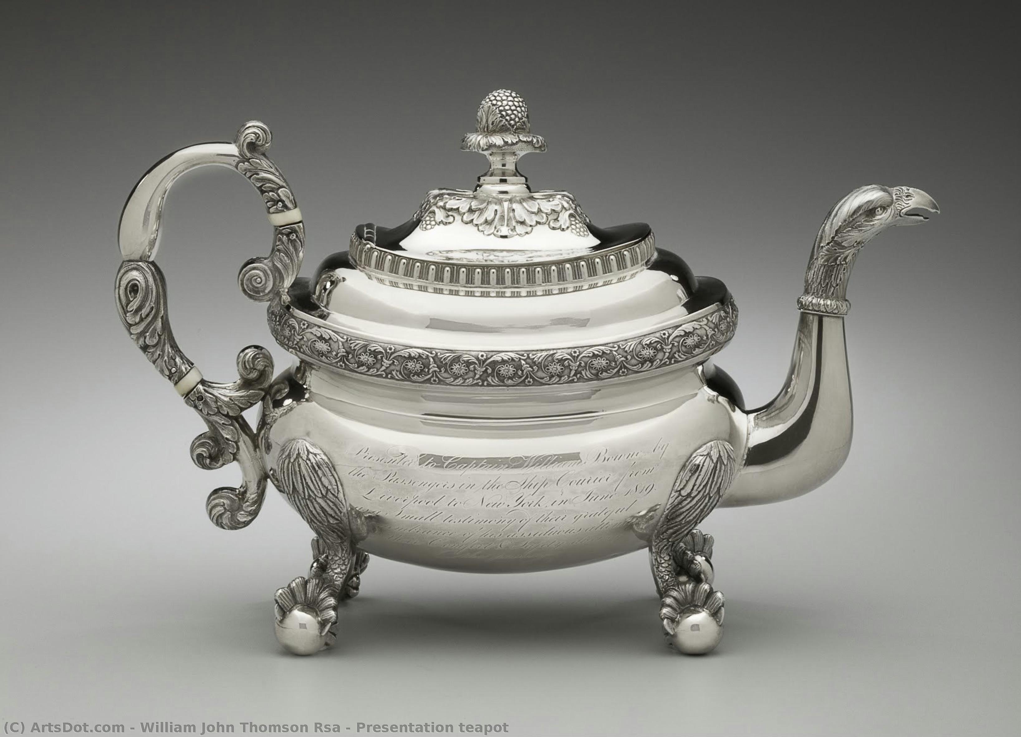Presentation Teapot — William John Thomson Rsa