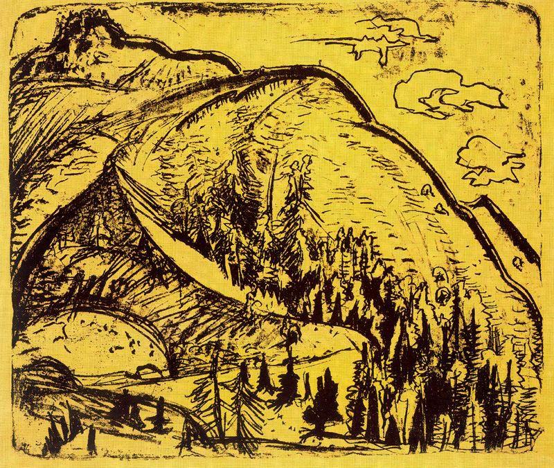 At The Edge Of The Woods — Ernst Ludwig Kirchner