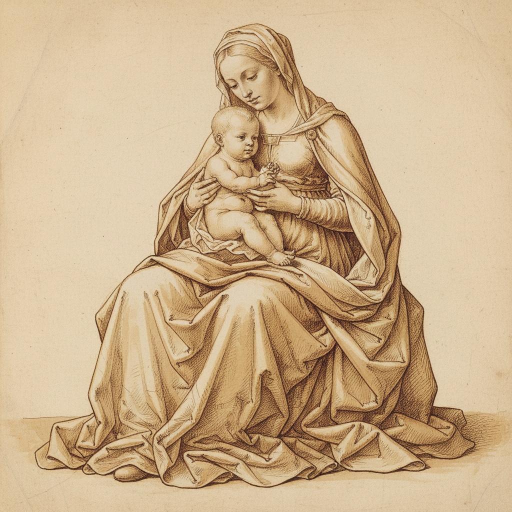 Eternal Grace In Sepia: An Intimate Devotion — Marc Duvallier