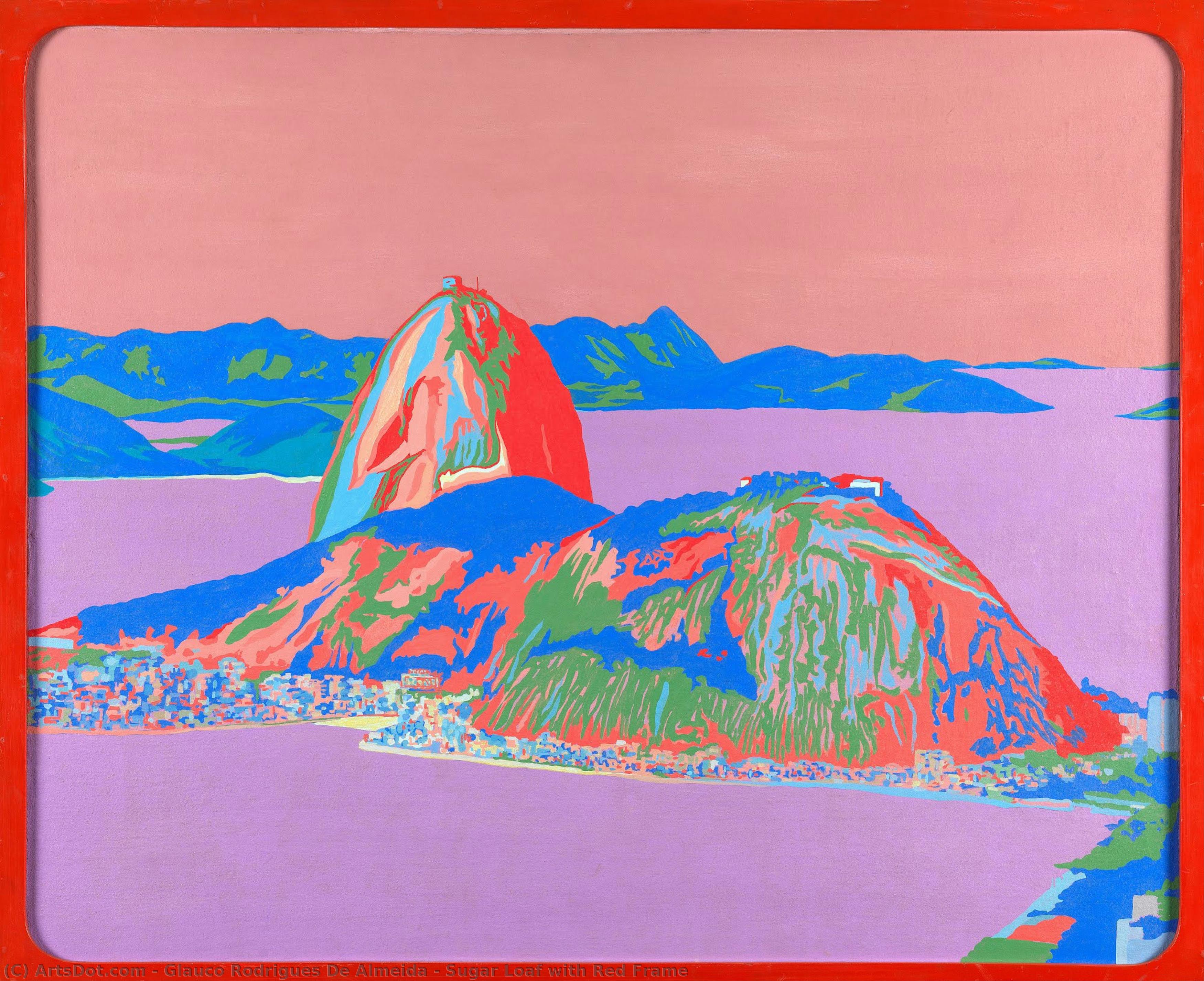 Sugar Loaf With Red Frame — Glauco Rodrigues De Almeida