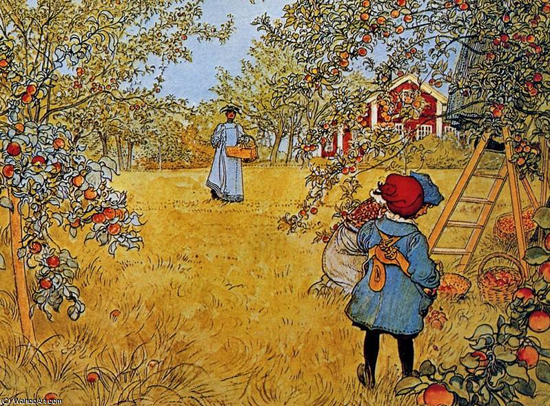 Apple Orchard — Carl Larsson