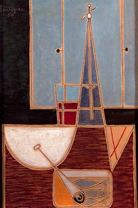 Still Life With Traps And Sardine — Oscar Dominguez