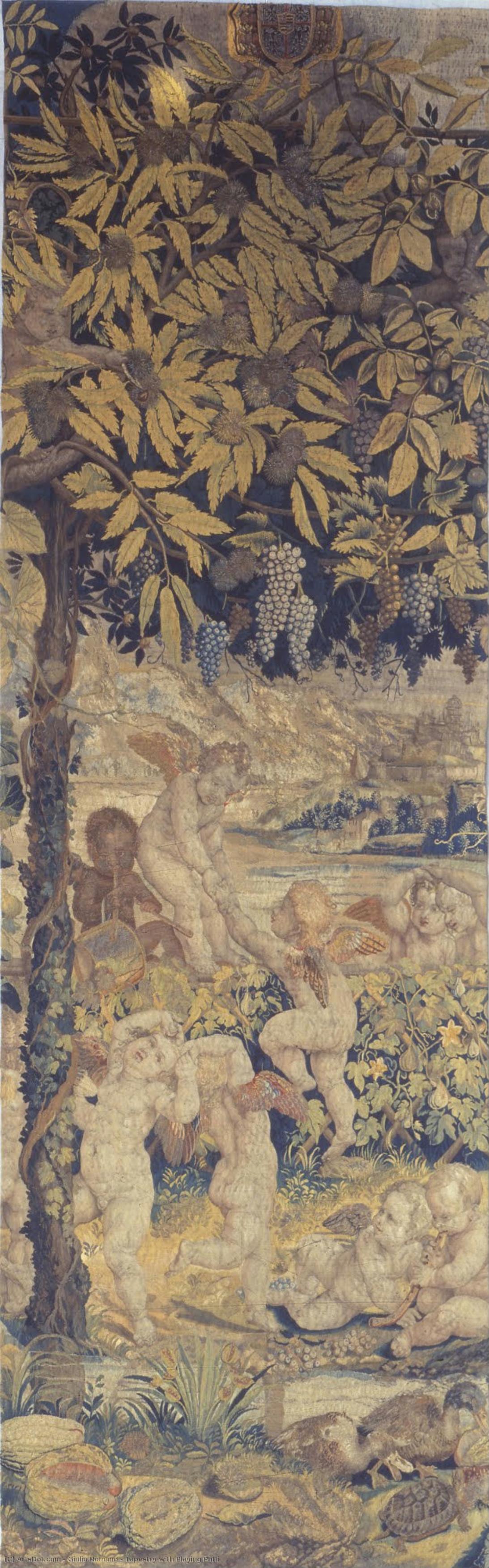 Tapestry With Playing Putti — Жулио Романо