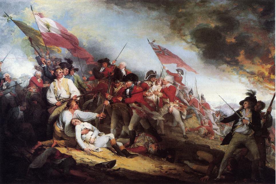 The Death Of General Warren At The Battle Of Bunker's Hill — John Trumbull