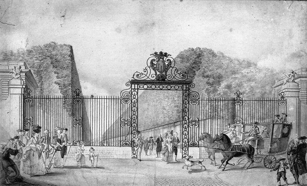 The Entrance To Blossac Park In Poitiers — Gaspard Duché De Vancy