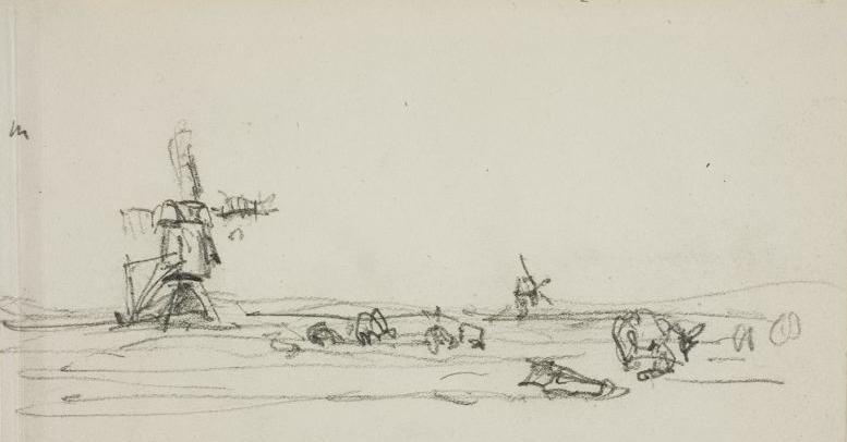 Landscape In Holland — Charles-françois Daubigny